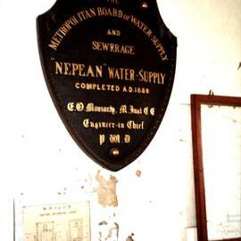 Edward Orpen Moriarty plaque, Prospect Reservoir