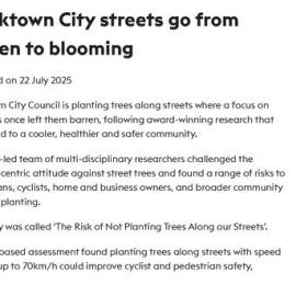Blacktown City streets go from barren to blooming, 2025