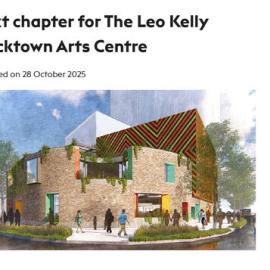 Next chapter for The Leo Kelly Blacktown Arts Centre media release, 2025