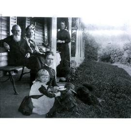 Rev. Thomas Donkin and family, Kurrajong