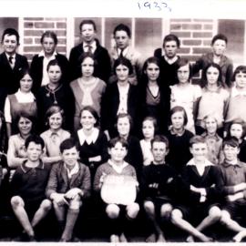 Class photograph, Prospect Public School, 1933
