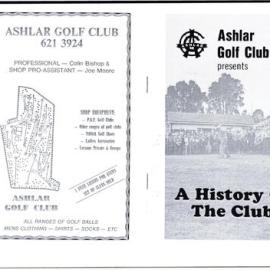 Ashlar Golf Club history, c1985