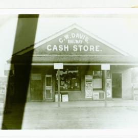Second Davis store front view, Seven Hills, post-1918