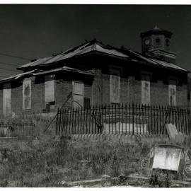 St Bartholomew's Church after the fire, 1989