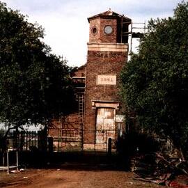 St Bartholomew's Church after the fire, Prospect