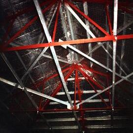 St Bartholomew's Church steel trusses, 1996