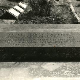 Samuel Martin Johnstone grave, St Bartholomew's, Prospect