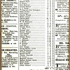 St Bartholomew's Church original subscription list, 1837
