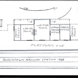 BTN railway station floorplan 1933