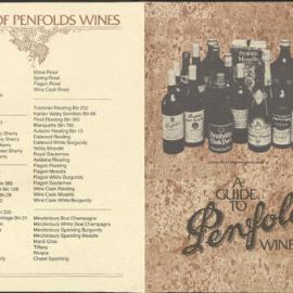 A guide to Penfolds Wines 