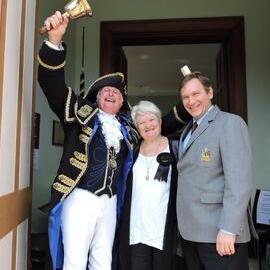 Back to St Bartholomew's Day 2015 (Town Crier, Jill Finch and Stephen Bali)
