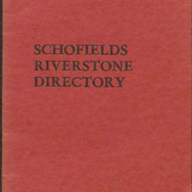 Schofields Riverstone telephone directory, c1970s