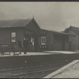 The first Mount Druitt railway station, 1912