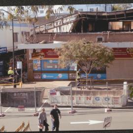 Fire damage to shop in Boomerang Place, Seven Hills, 2017