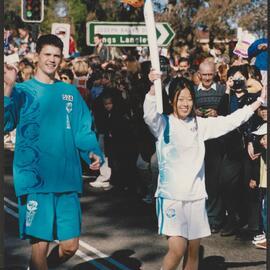 Torch relay runner, Sydney 2000 Olympics