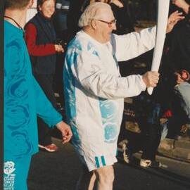 Torch relay runner, Sydney 2000 Olympics
