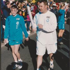 Torch relay runner, Sydney 2000 Olympics
