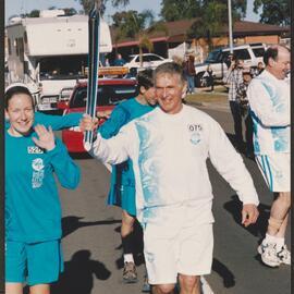 Torch relay runner, Sydney 2000 Olympics