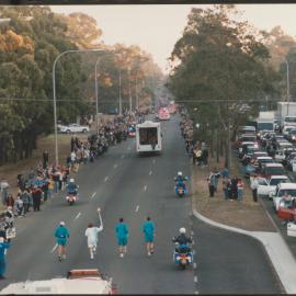Torch relay runner, Sydney 2000 Olympics