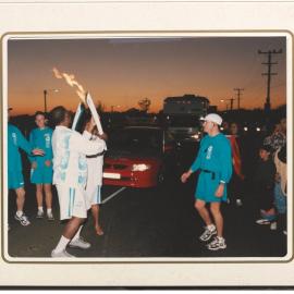 Torch relay runner, Sydney 2000 Olympics