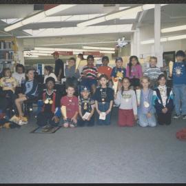 School holiday activity, 2000 Olympics, Max Webber library