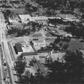 Aerial view of Mount Druitt