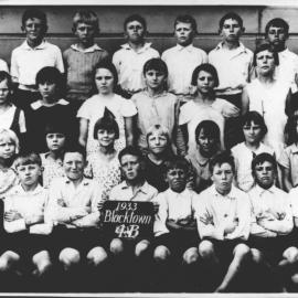 Blacktown Public School, 1933 class 4B