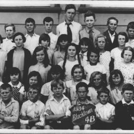 Blacktown Public School, 1934 class 4B