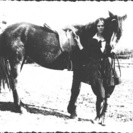 Girl with horse, Bungarribee Estate