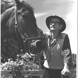 Jack Adams with his retired trotter Giselle's Raider