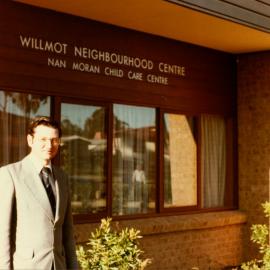 John Aquilina at the Willmot Neighbourhood Centre which includes the Nan Moran Child Care Centre