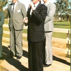 Official opening of Richmond Road Bridge, over Eastern Creek, Dean Park