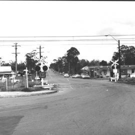 Quakers Hill Railway level crossing