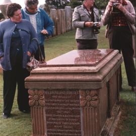 Restoration of Major Druitt's grave, Botany Pioneer Cemetery