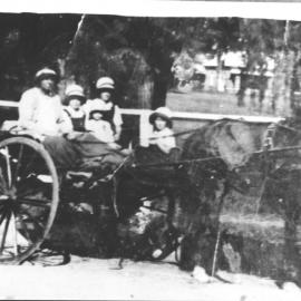 Family group in sulky