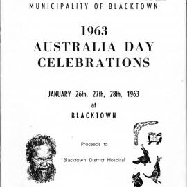 Australia Day Celebrations Programme, 1963