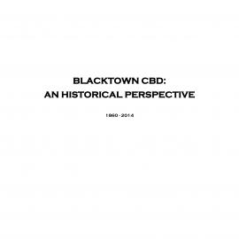 Blacktown CBD: an historical perspective 1860-2014