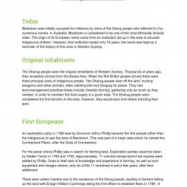 History of Blacktown, 2016