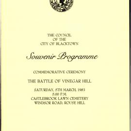 The Battle of Vinegar Hill - Commemorative ceremony 1983