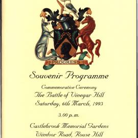 The Battle of Vinegar Hill - Commemorative ceremony 1993