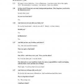 Transcript of Oral History with Joyce McKelvey