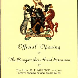 Bungarribee Road Extension, Official opening