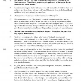 Transcript of Oral History with Ronald (Ron) Harris