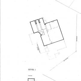 Minchinbury Winery Conservation, lower level floor plan