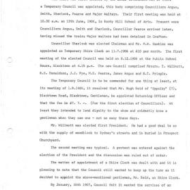 History of the Development of Blacktown