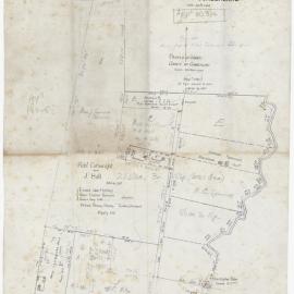 Subdivision of land along Eastern Creek, Parish of Gidley