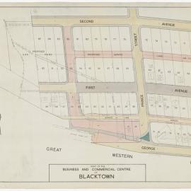 Map part of Business and Commercial Centre, Blacktown