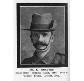 Pickburn, Robert Owen (Bob) | Blacktown Memories